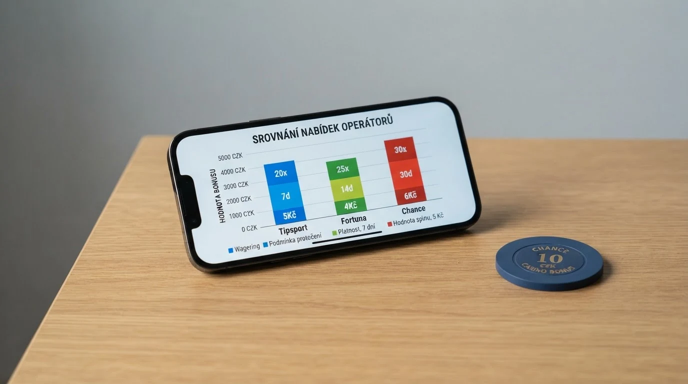 Srovnání podmínek bonusu bez vkladu u různých operátorů — protočení, platnost, hodnota spinu
