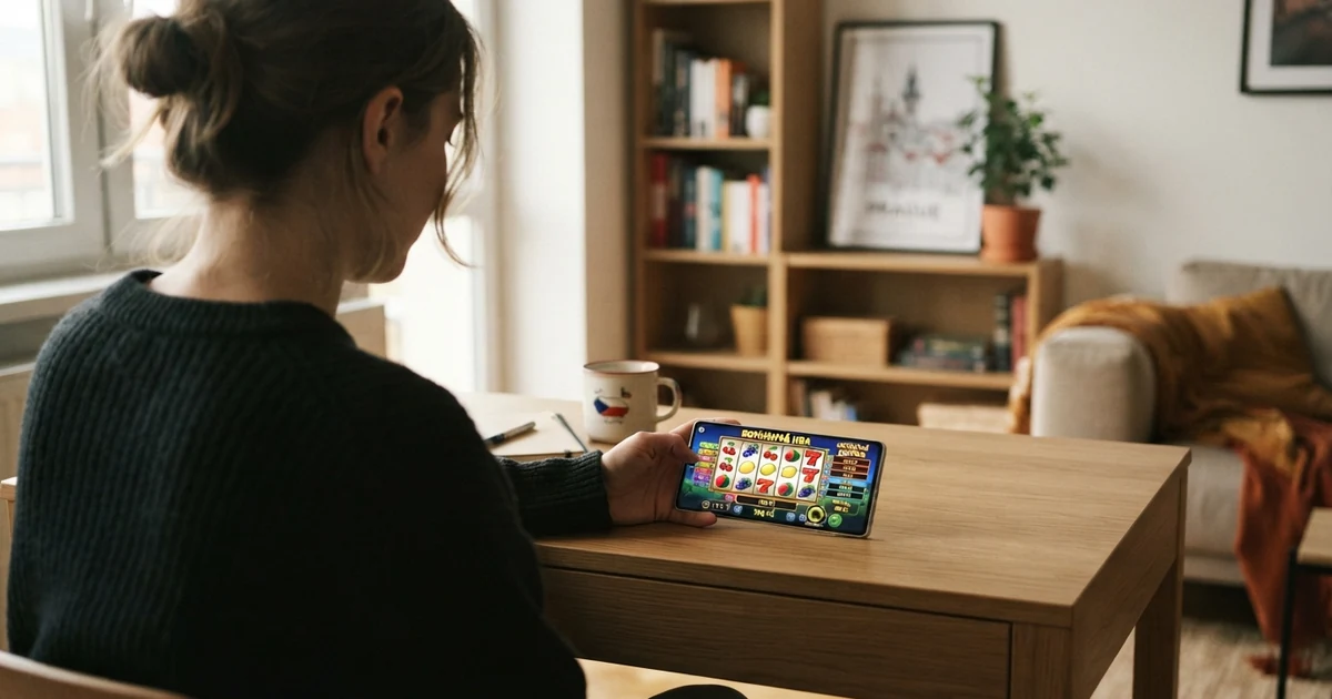Úvodní stránka online kasina s nabídkou vstupního bonusu bez vkladu na monitoru počítače a mobilu