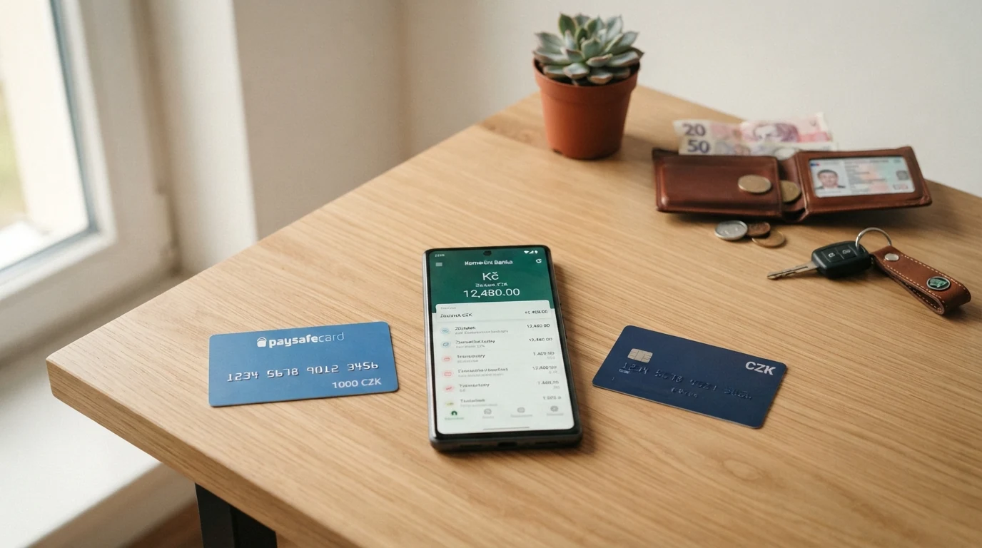 Platební karta, Paysafecard a mobilní telefon s aplikací banky — trojice nejčastějších metod pro vklad