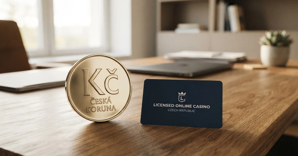 Logo Ministerstva financí ČR vedle názvu online casina